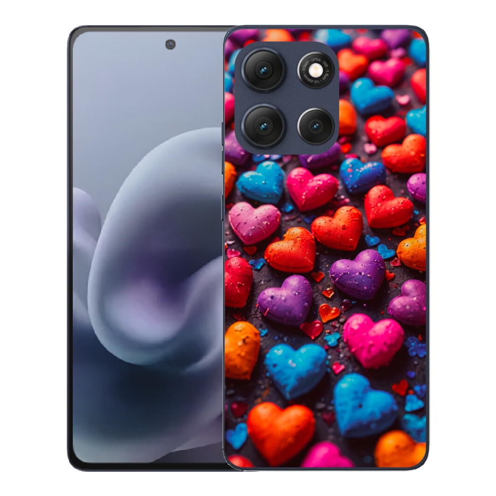 mmCase géltok a Motorola Moto G86 5G-hez – színes szívek