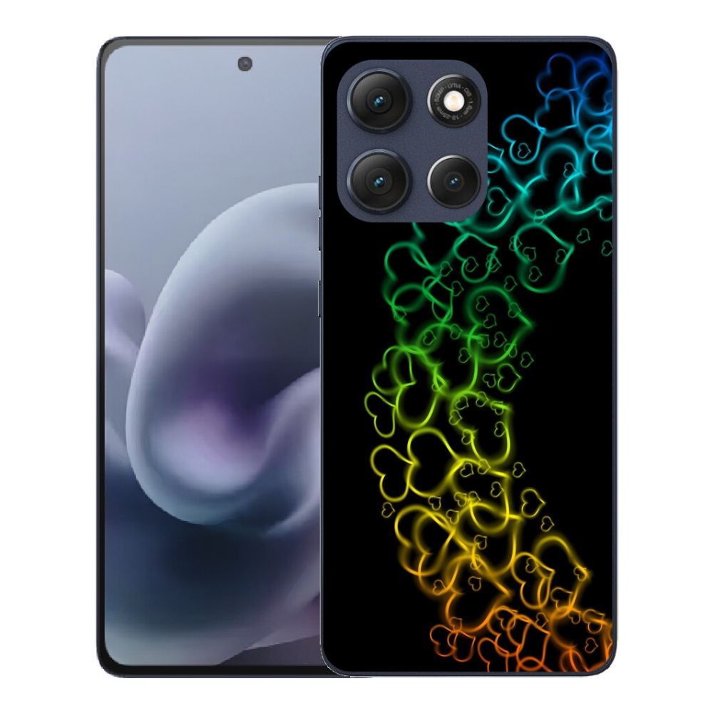 mmCase géltok a Motorola Moto G86 5G-hez – színes szívecskék