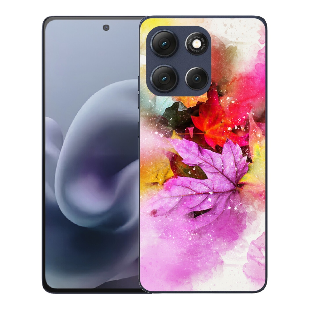 mmCase gélhuzat a Motorola Moto G86 5G-hez – színes levelek