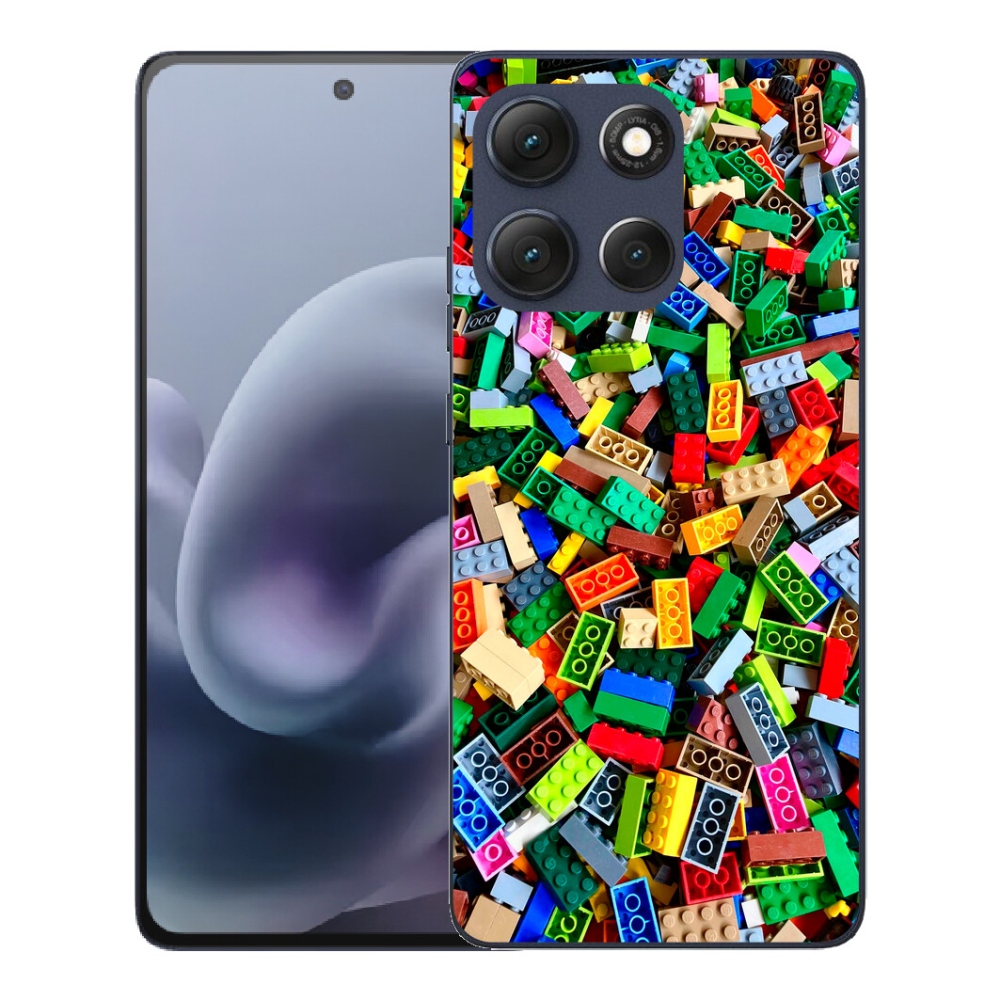 mmCase géltok a Motorola Moto G86 5G-hez – színes építőelemek