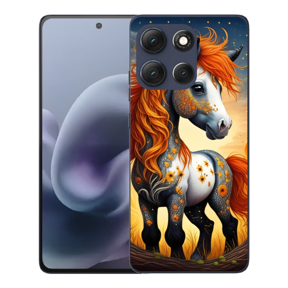 mmCase gél tok a Motorola Moto G86 5G-hez – színes póni