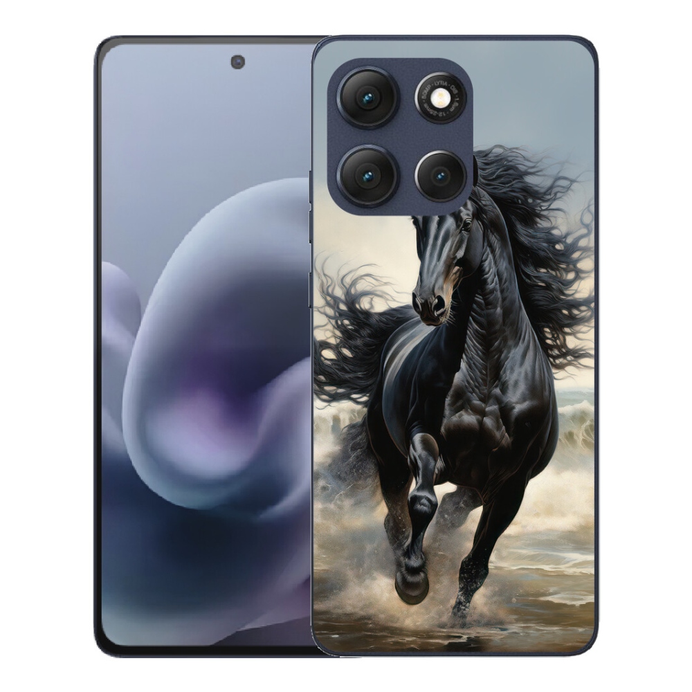 mmCase géltok a Motorola Moto G86 5G-hez – fekete ló