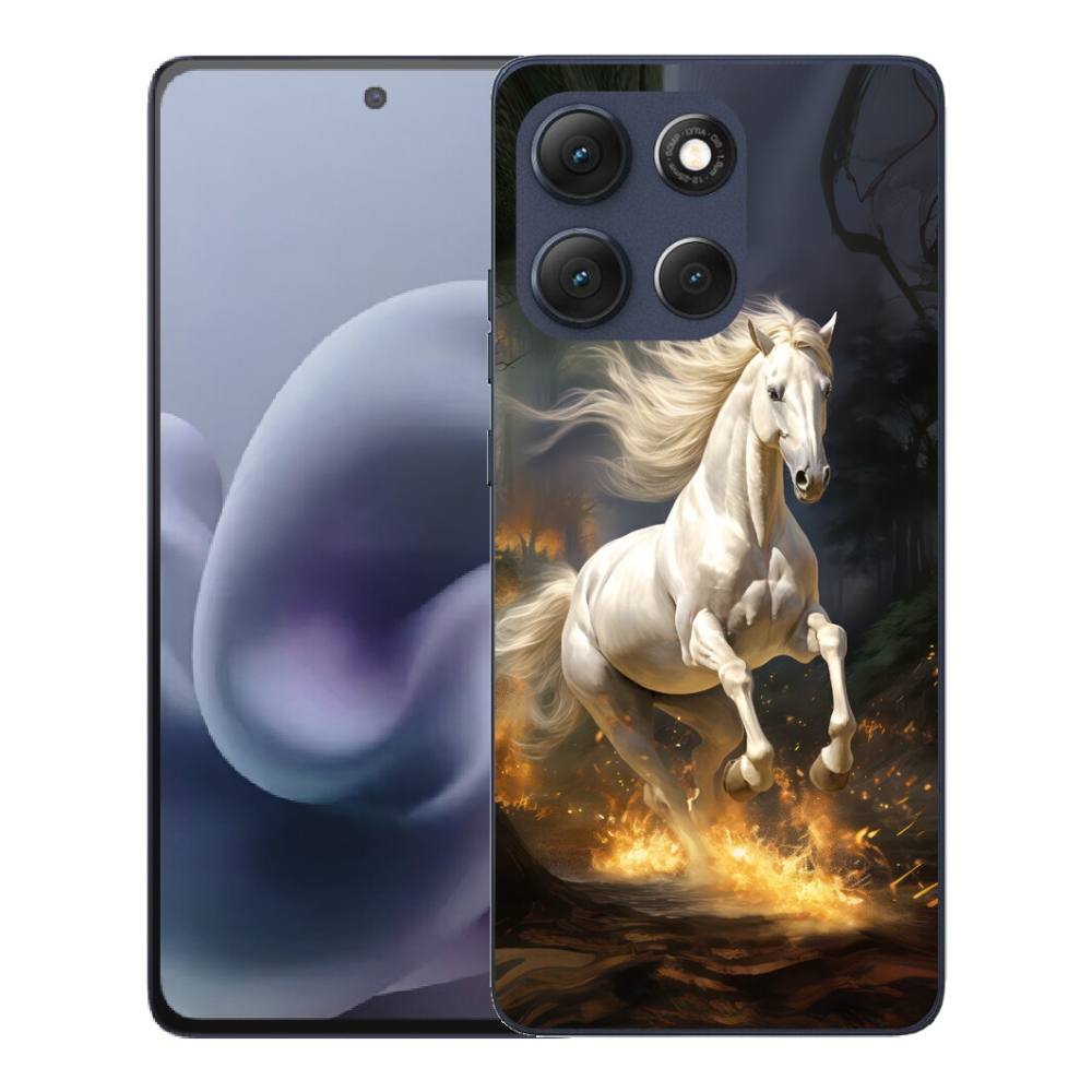 mmCase géltok a Motorola Moto G86 5G-hez – fehér ló 2
