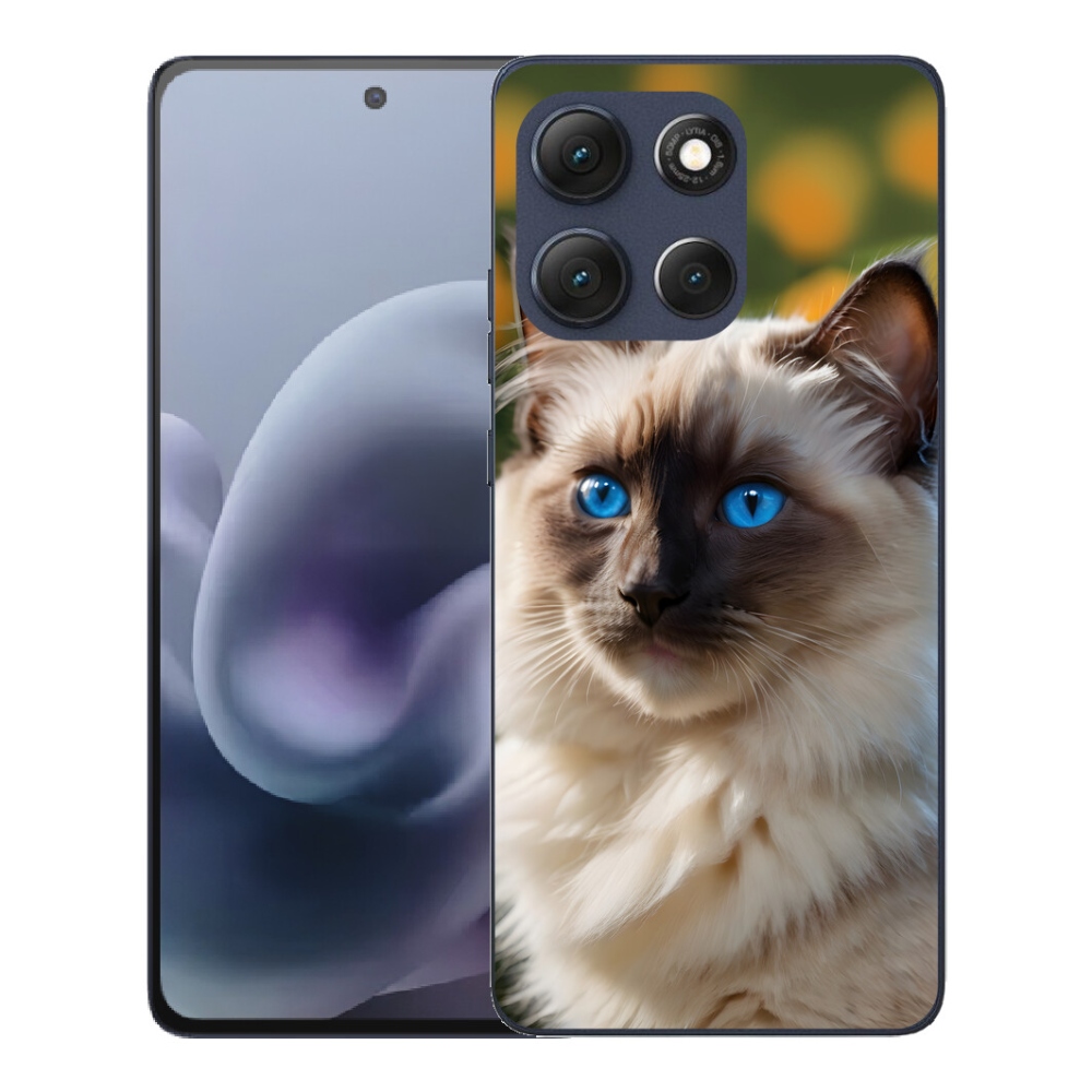 mmCase géltok a Motorola Moto G86 5G-hez – fehér ragdoll