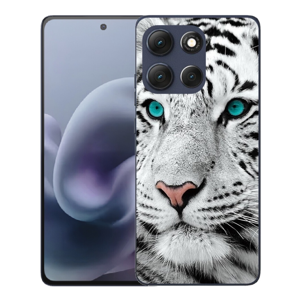 mmCase géltok a Motorola Moto G86 5G-hez – fehér tigris