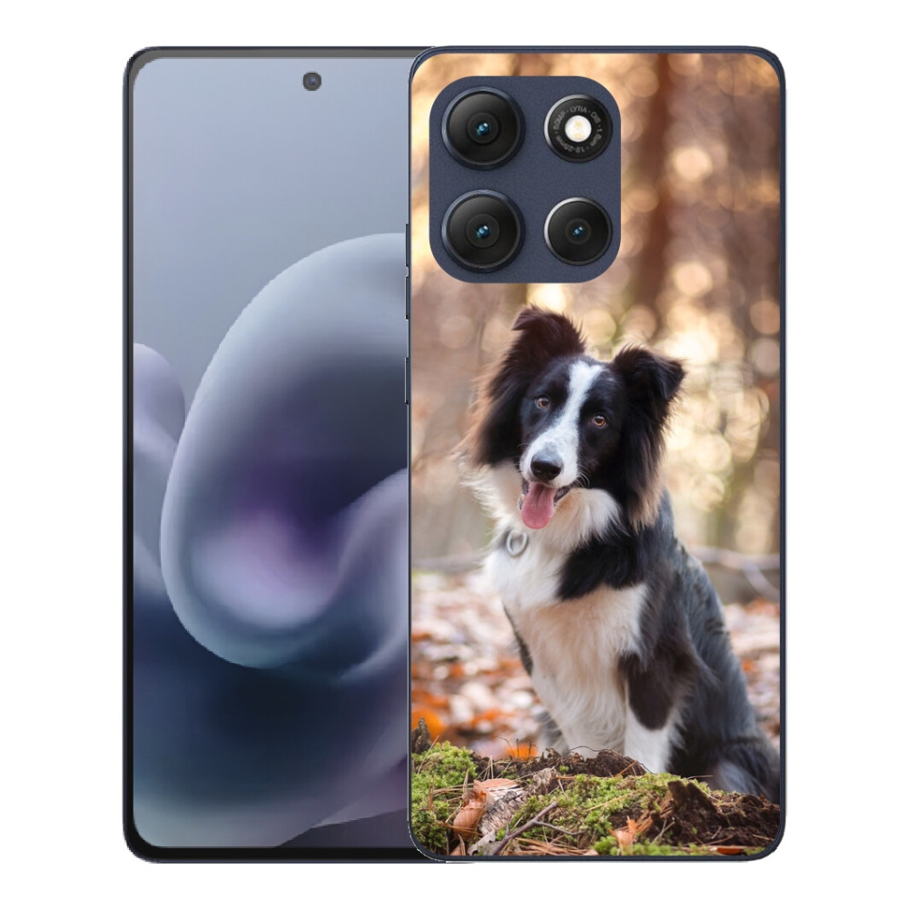 mmCase gél tok a Motorola Moto G86 5G-hez – border collie 1