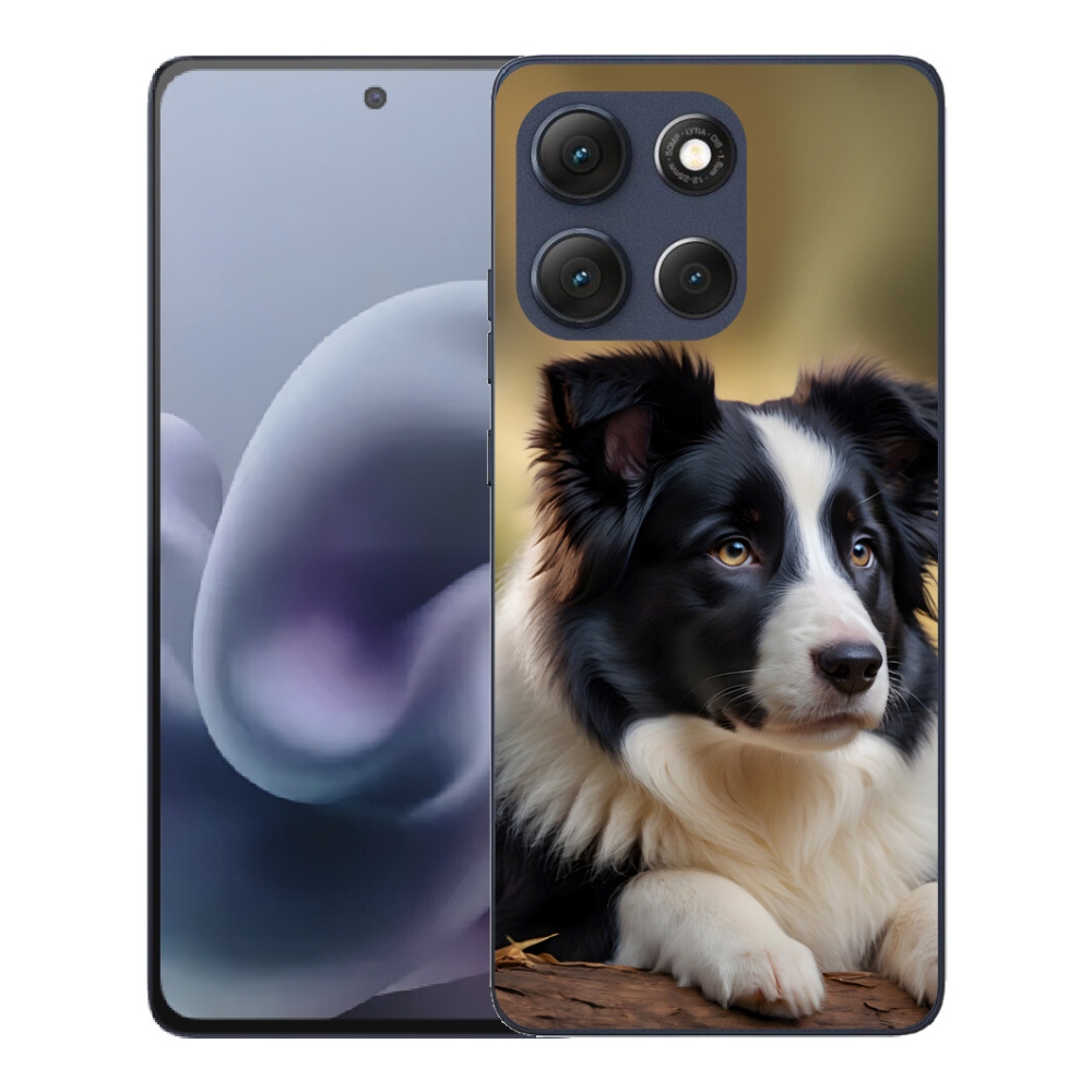 mmCase gél tok a Motorola Moto G86 5G-hez – border collie 2