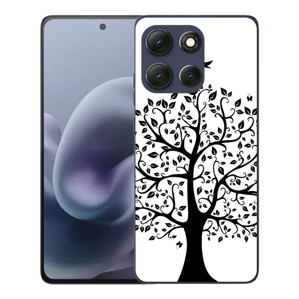 mmCase géltok a Motorola Moto G86 5G-hez – fekete-fehér fa