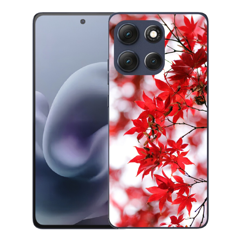 mmCase géltok a Motorola Moto G86 5G-hez – vörös levelek