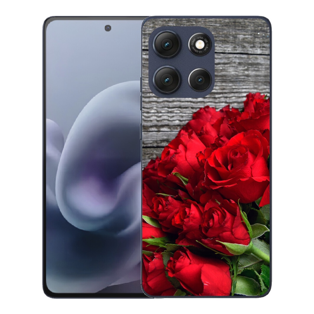 mmCase géltok a Motorola Moto G86 5G-hez – vörös rózsák