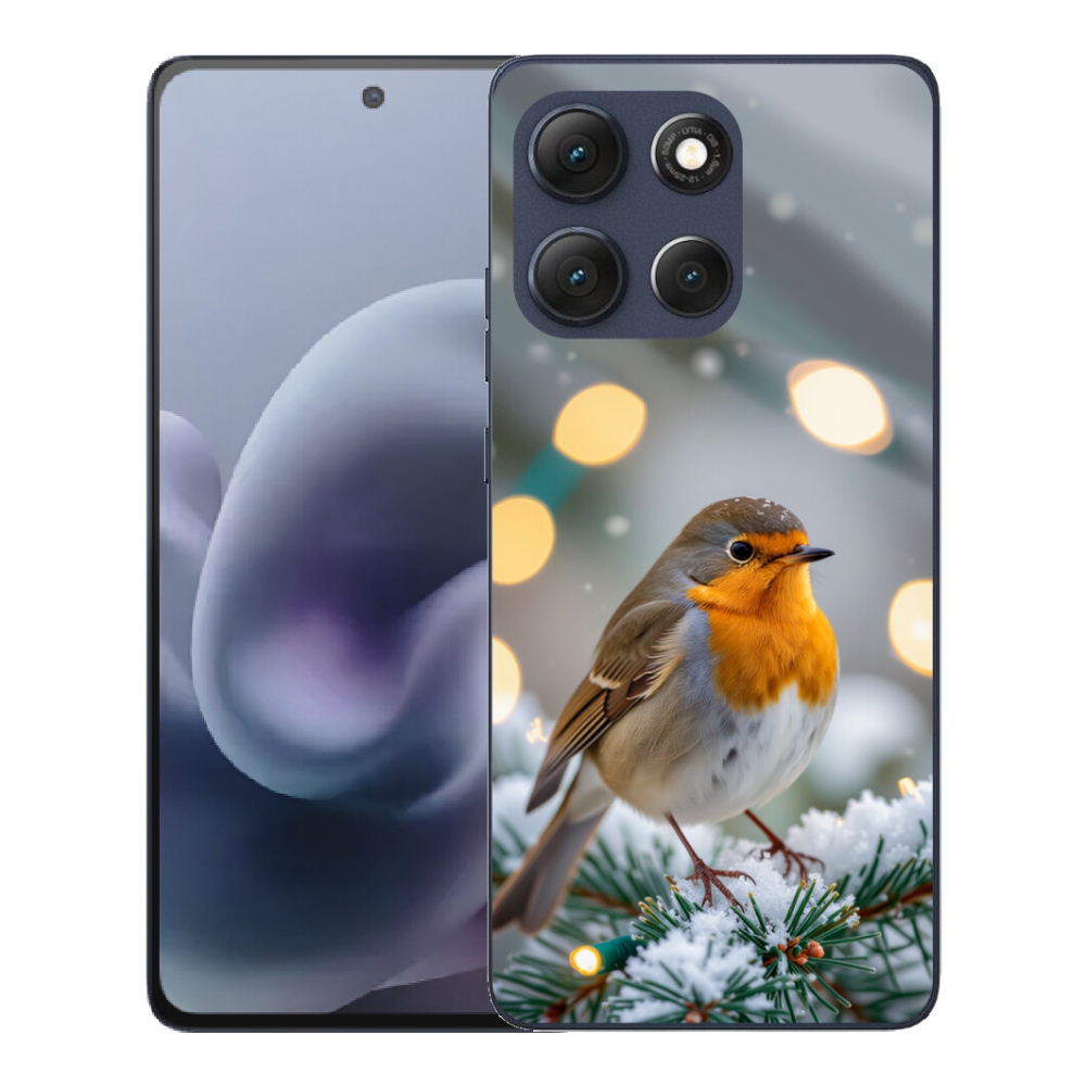 mmCase gélhuzat a Motorola Moto G86 5G-hez – téli piros