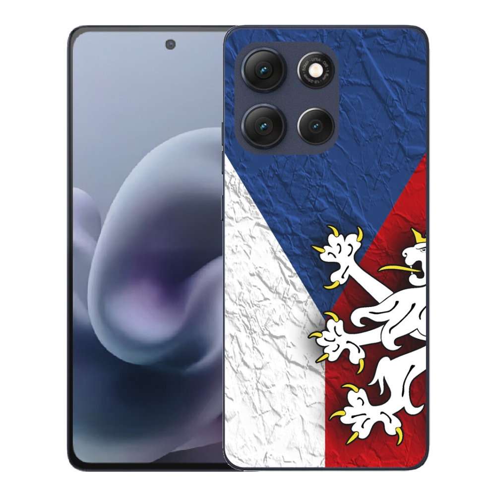 mmCase gél tok a Motorola Moto G86 5G-hez – cseh zászló 1