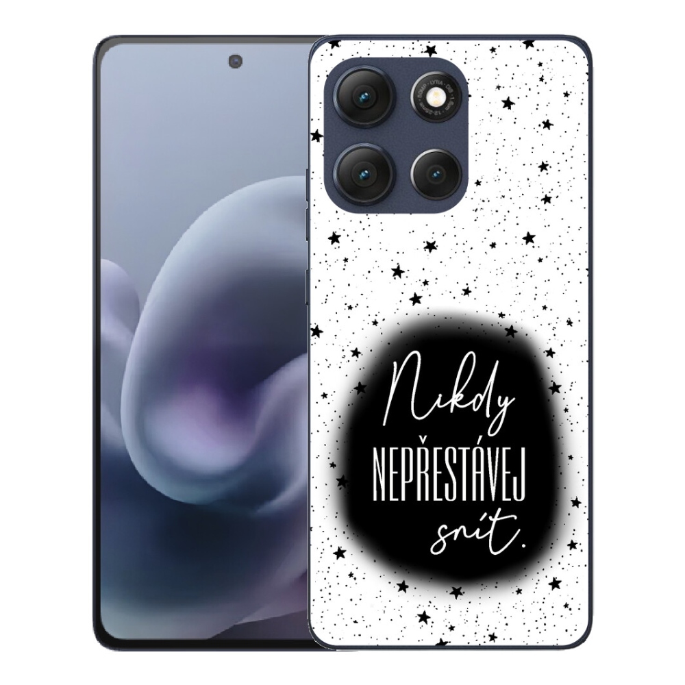 mmCase gél tok a Motorola Moto G86 5G-hez – 1. ábra: fekete-fehér háttér