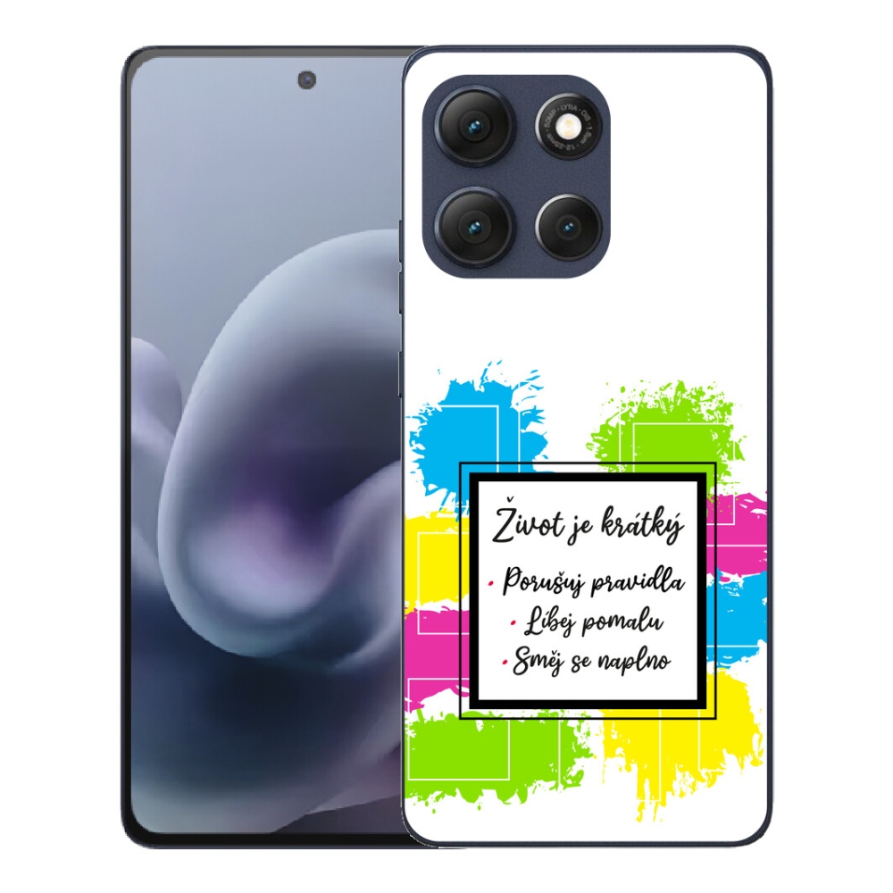 mmCase gél tok a Motorola Moto G86 5G-hez – idézet 5, fehér háttérrel