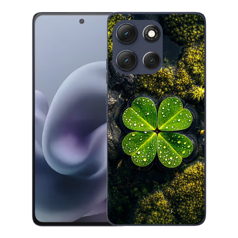 mmCase gélhuzat a Motorola Moto G86 5G-hez – négylevelű lóhere