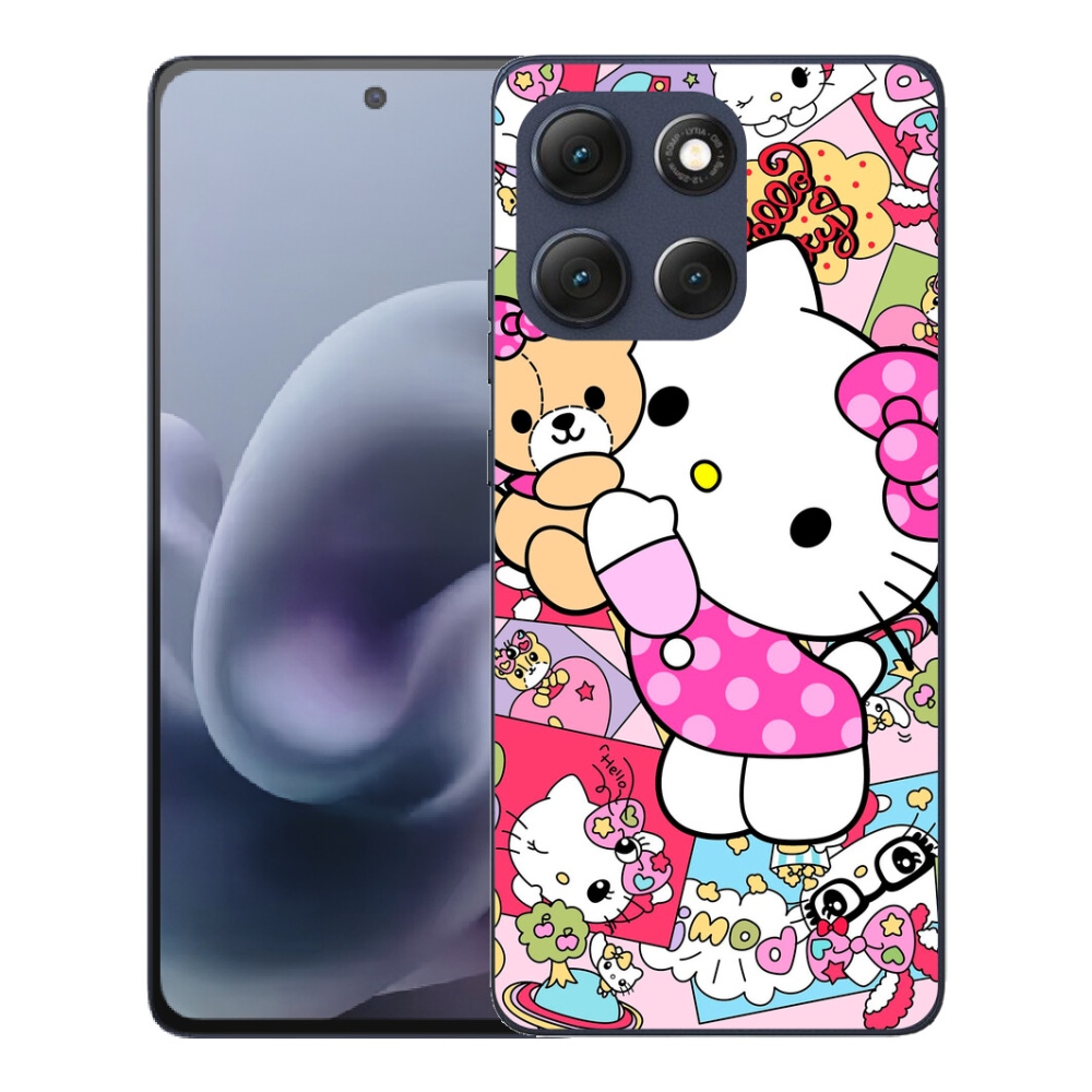 mmCase géltok a Motorola Moto G86 5G-hez – aranyos cica