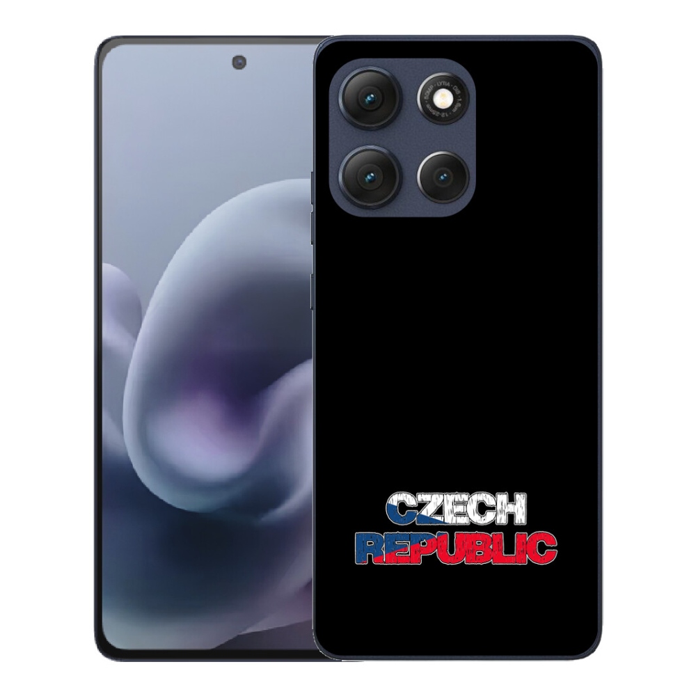 mmCase géltok a Motorola Moto G86 5G-hez – Csehország, fekete háttér