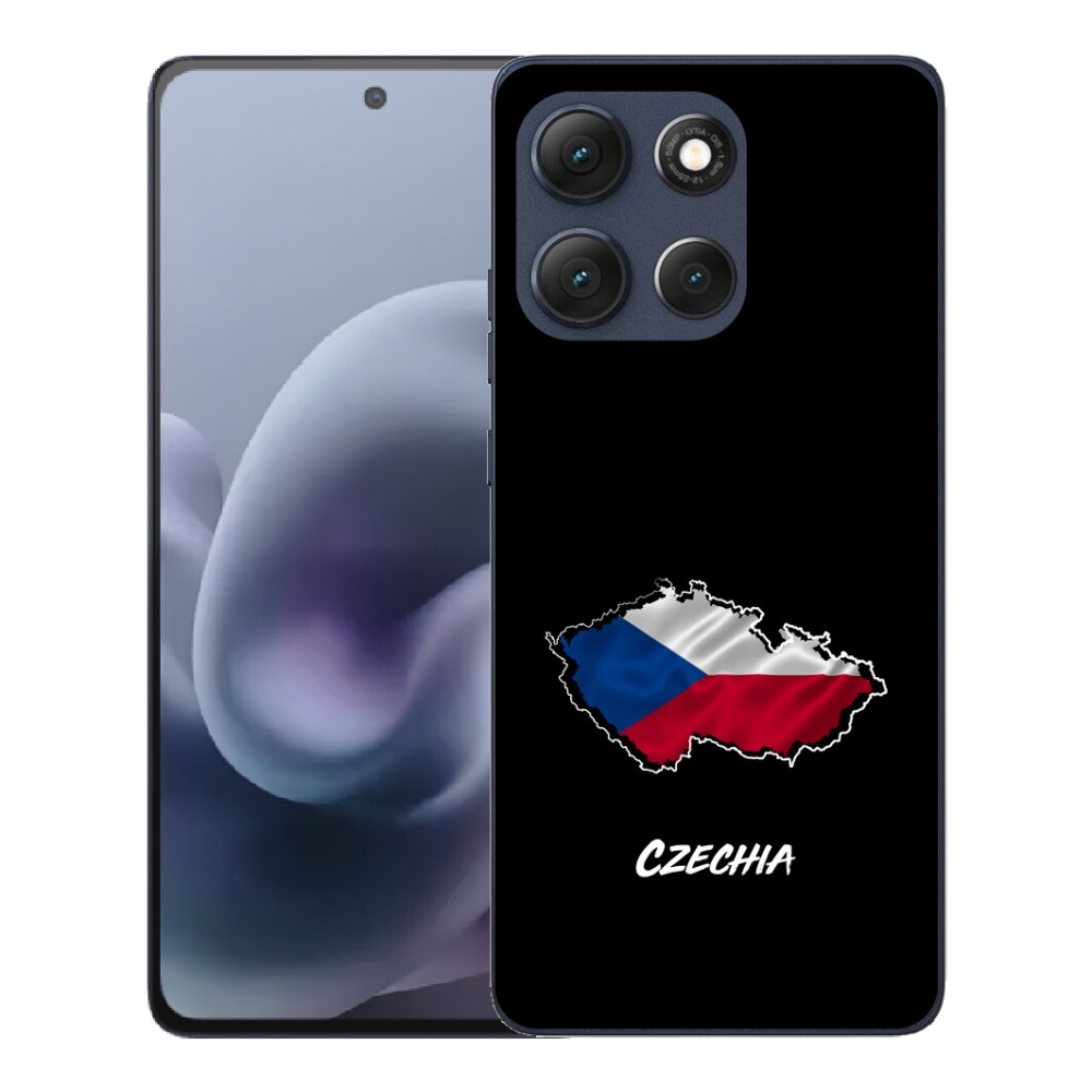 mmCase géltok a Motorola Moto G86 5G-hez – Czechia, fekete háttér