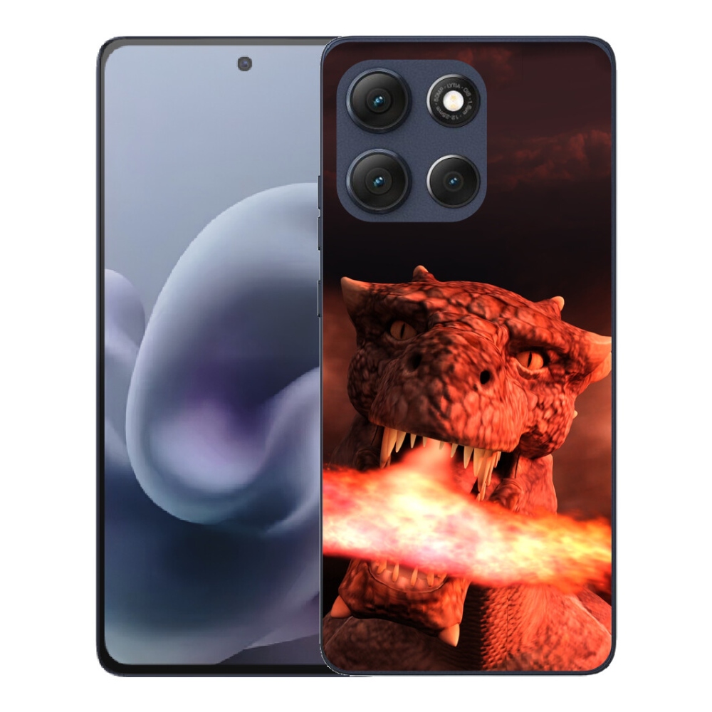 mmCase gélhuzat a Motorola Moto G86 5G-hez – sárkány