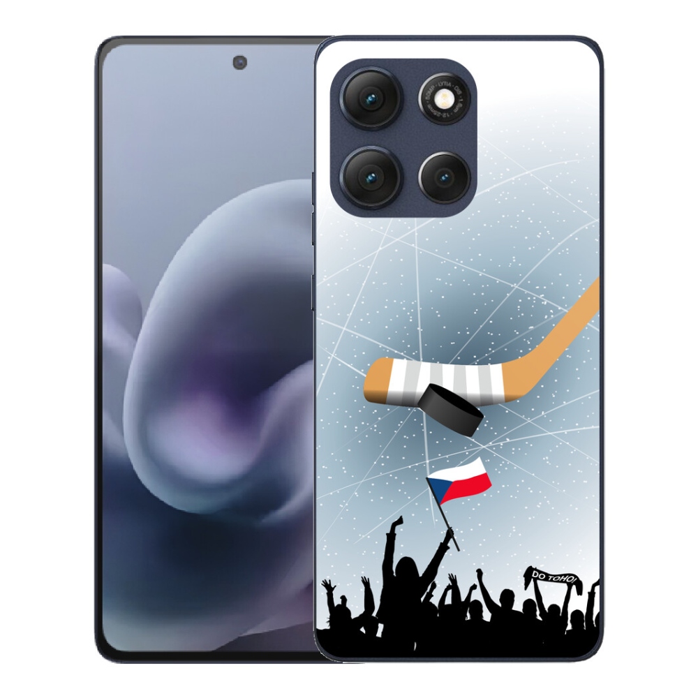 mmCase gél tok a Motorola Moto G86 5G-hez – jégkorongrajongóknak