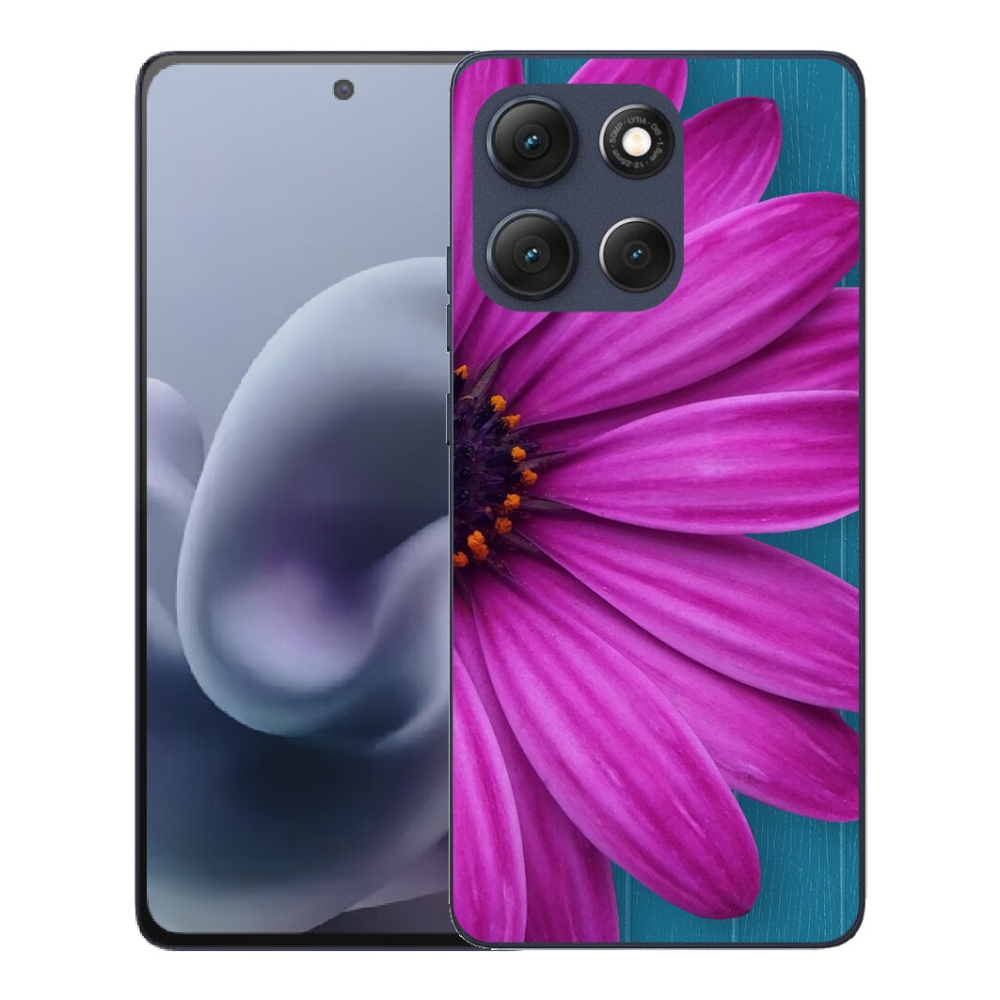 mmCase gél tok a Motorola Moto G86 5G-hez – lila margaréta