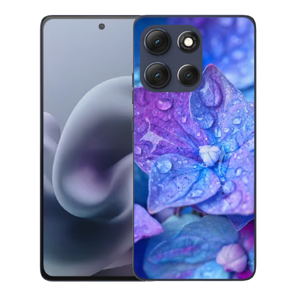 mmCase géltok a Motorola Moto G86 5G-hez – lila virág