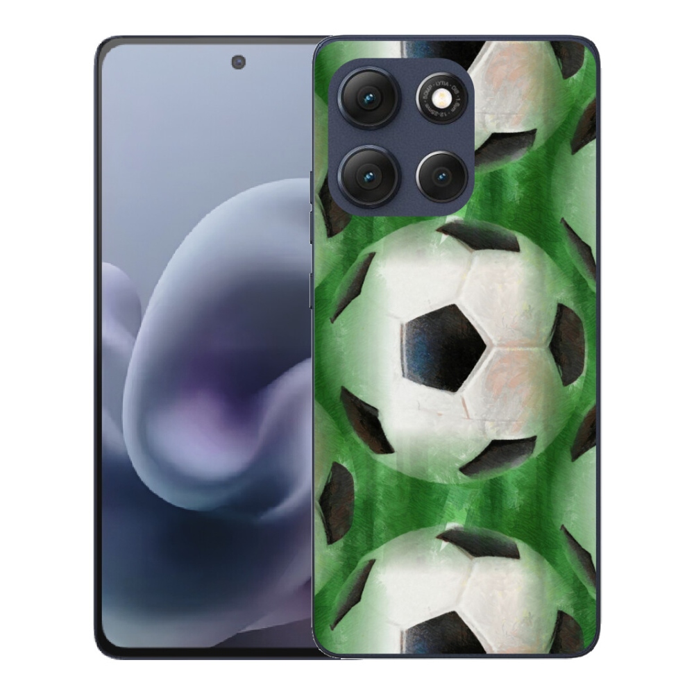 mmCase gél tok a Motorola Moto G86 5G-hez – futball-labda