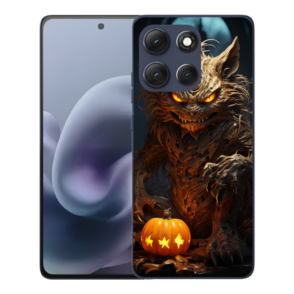 mmCase gél tok a Motorola Moto G86 5G-hez – halloweeni szörny