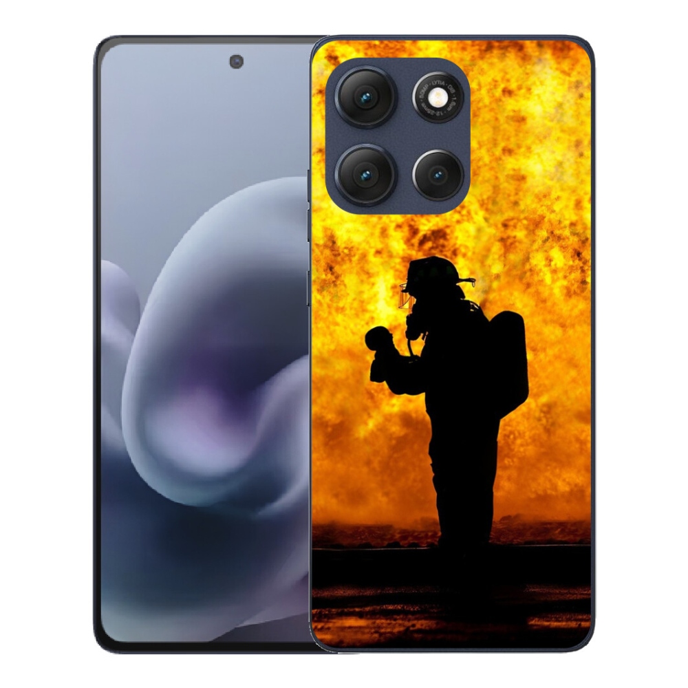 mmCase gél tok a Motorola Moto G86 5G-hez – tűzoltó