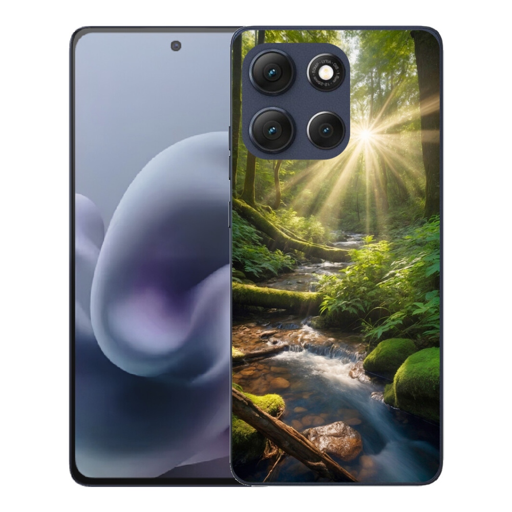 mmCase gélhuzat a Motorola Moto G86 5G-hez – erdő mélye