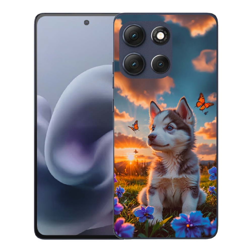 mmCase gél tok a Motorola Moto G86 5G-hez – husky naplementekor
