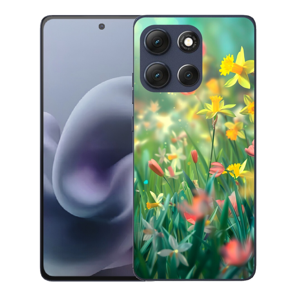 mmCase gél tok a Motorola Moto G86 5G-hez – tavaszi virágok