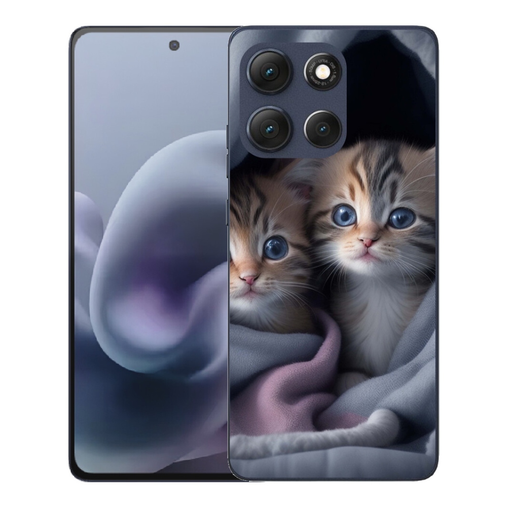 mmCase gélhuzat a Motorola Moto G86 5G-hez – macska-duó 2