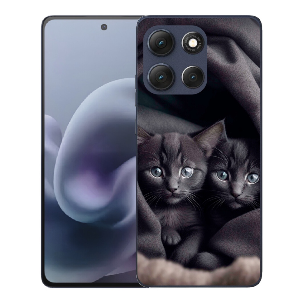 mmCase gél tok a Motorola Moto G86 5G-hez – macska-duó