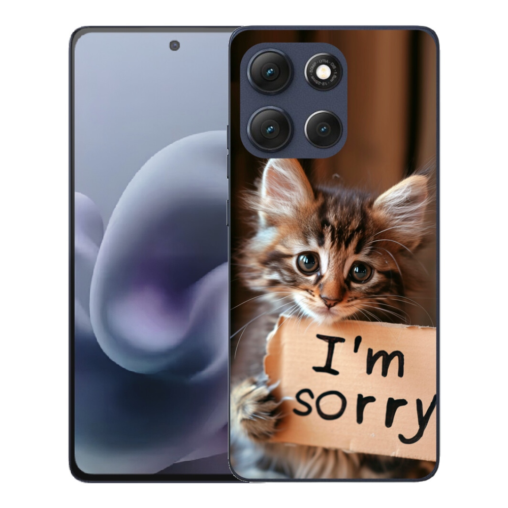 mmCase gél tok a Motorola Moto G86 5G-hez – macskás mintás