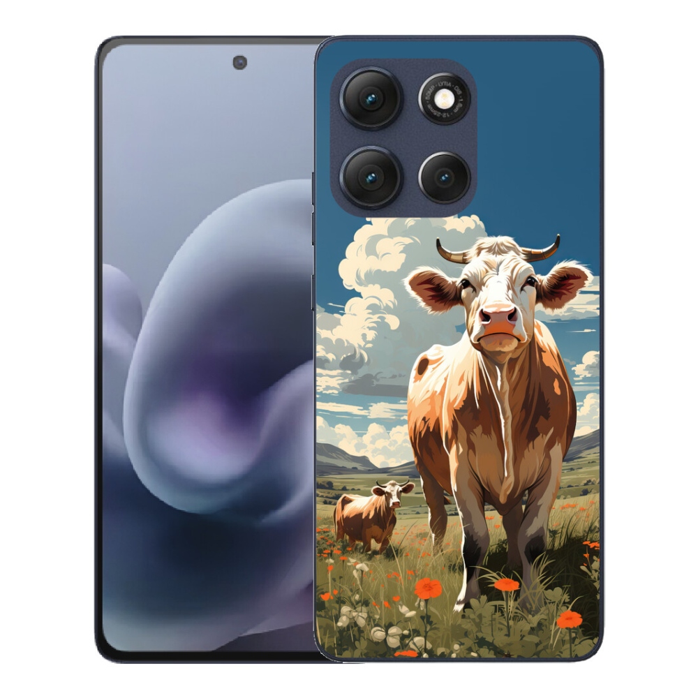 mmCase géltok a Motorola Moto G86 5G-hez – tehenek a réten