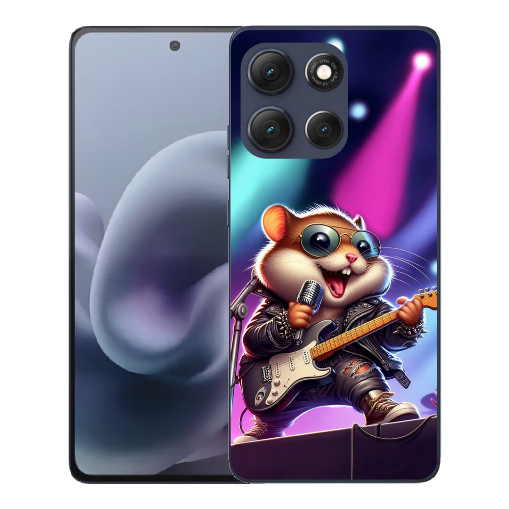 mmCase gél tok a Motorola Moto G86 5G-hez – rocker hörcsög