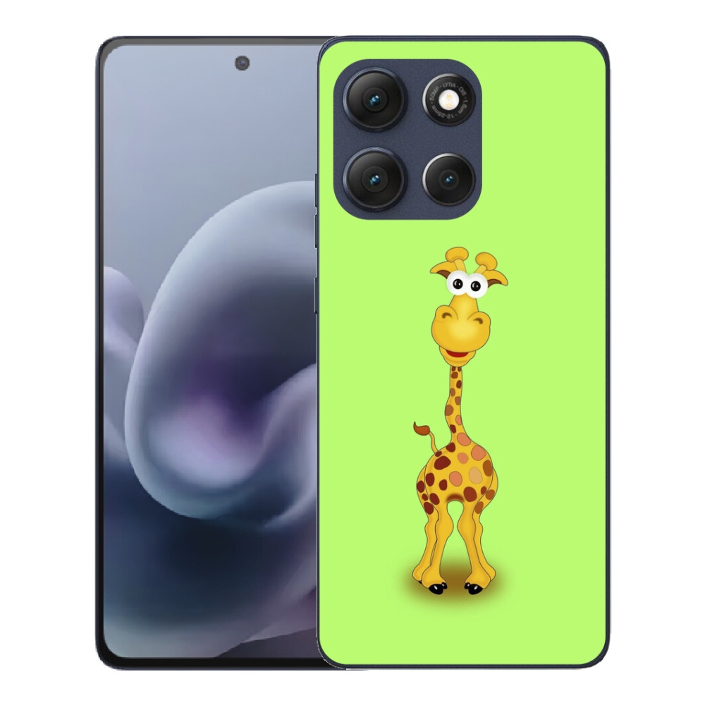 mmCase gél tok a Motorola Moto G86 5G-hez – rajzolt zsiráf