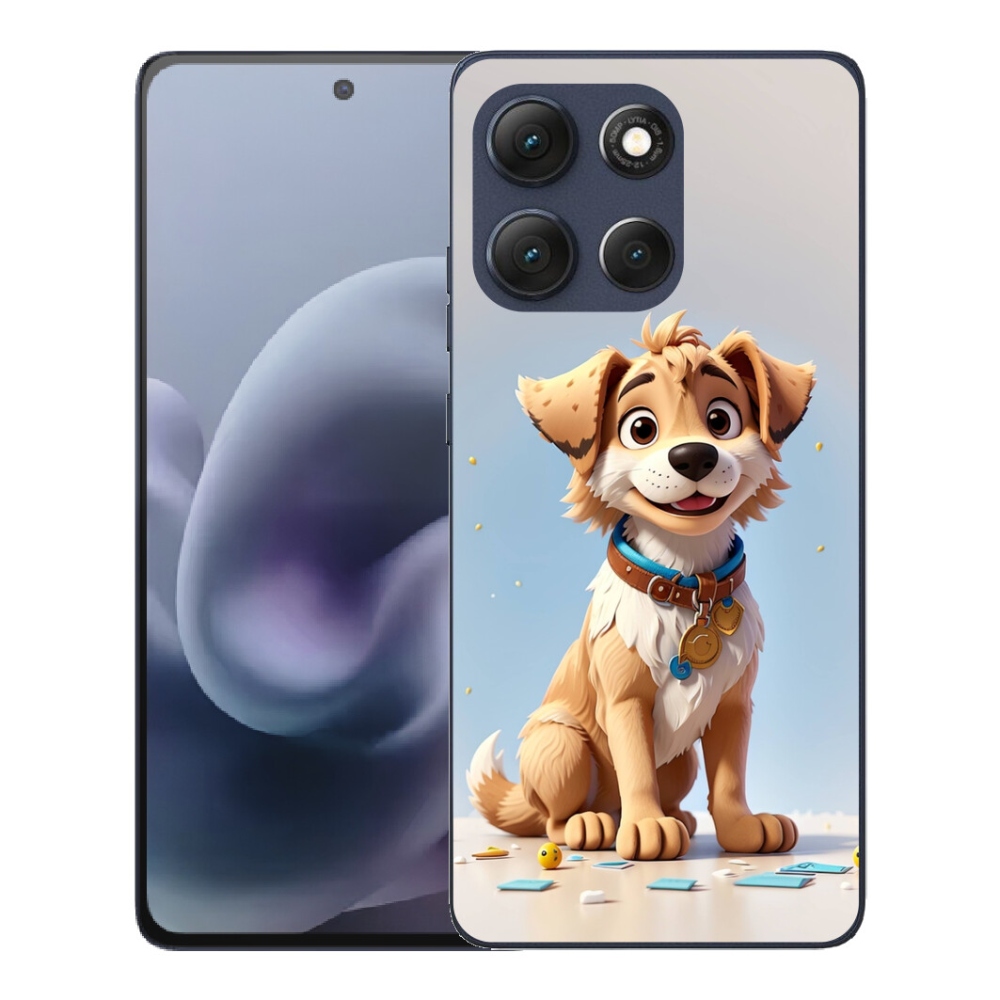 mmCase gél tok a Motorola Moto G86 5G-hez – rajzolt kiskutya