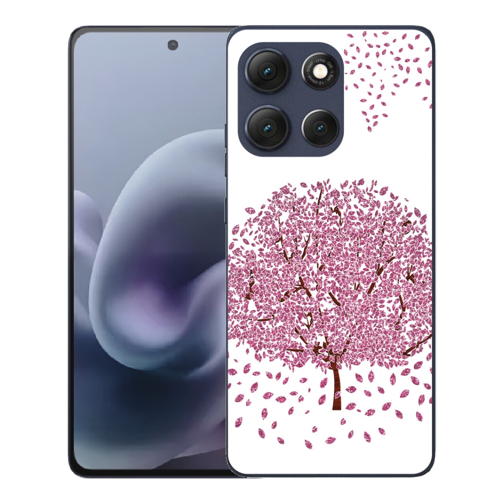 mmCase géltok a Motorola Moto G86 5G-hez – rajzolt fa levelekkel