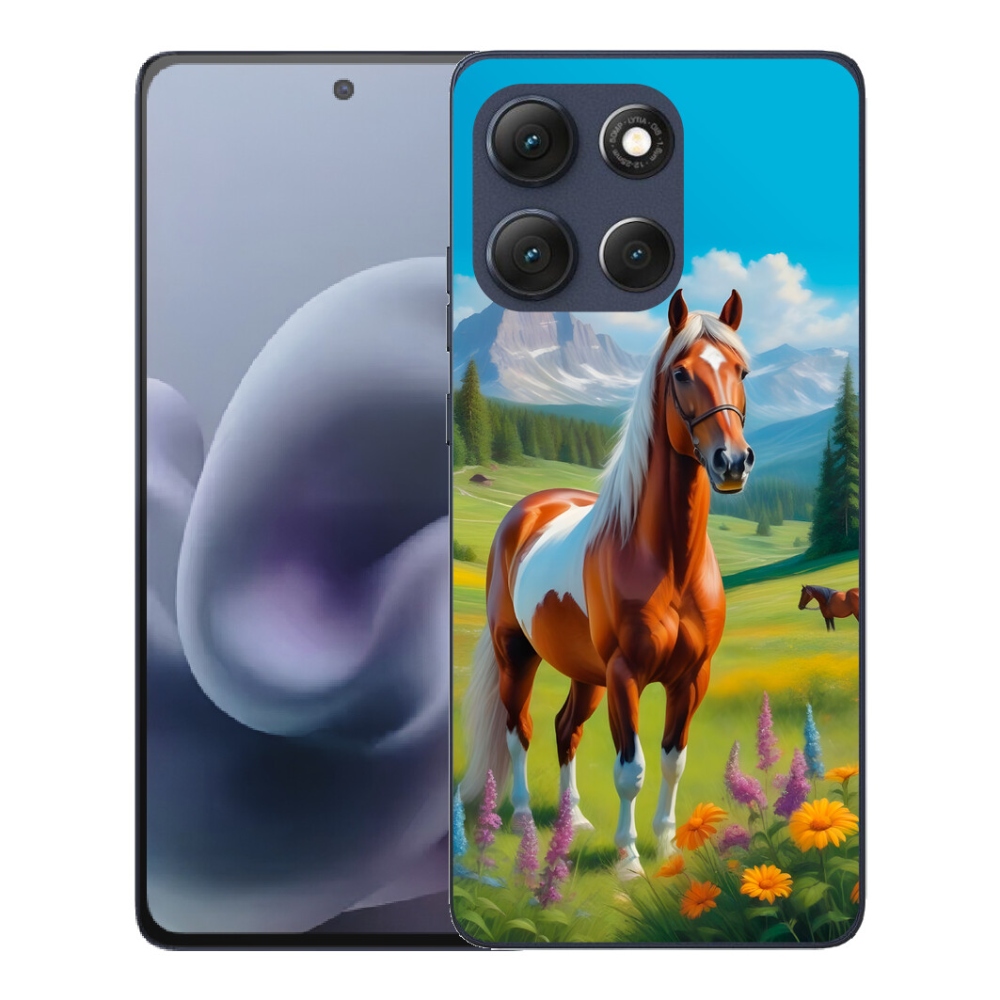 mmCase gélhuzat a Motorola Moto G86 5G-hez – ló a réten