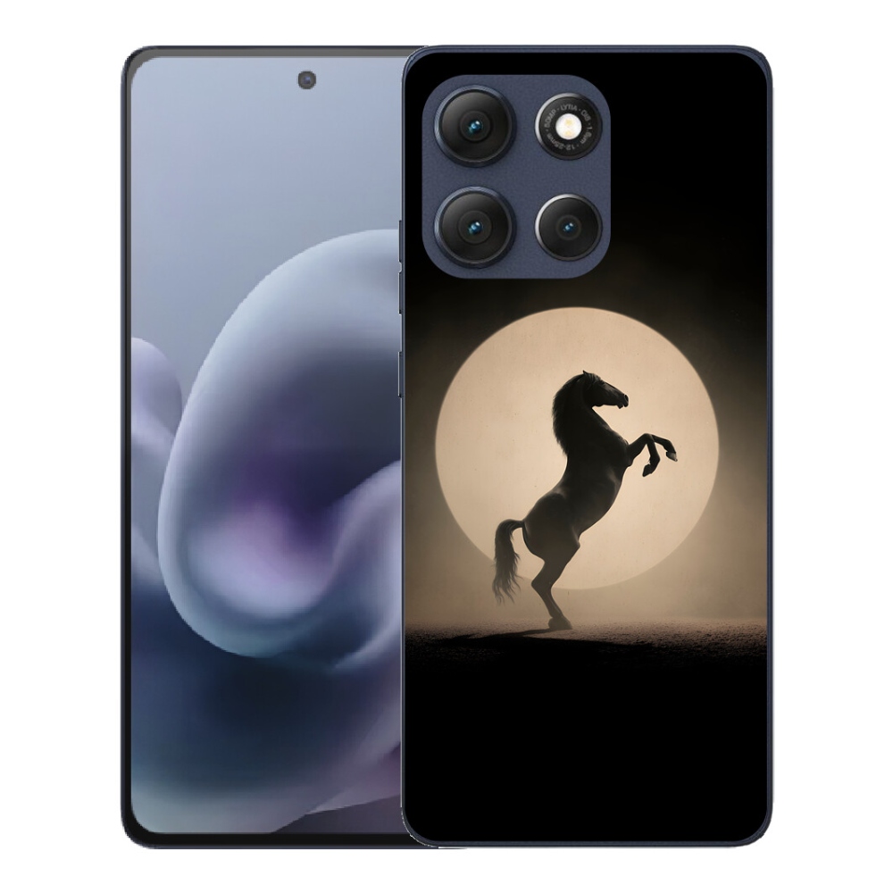 mmCase gél tok a Motorola Moto G86 5G-hez – ló sziluettje
