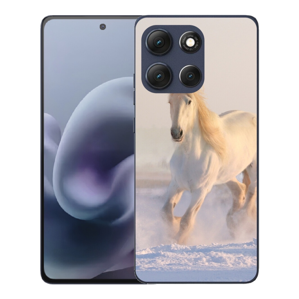 mmCase géltok a Motorola Moto G86 5G-hez – ló a hóban