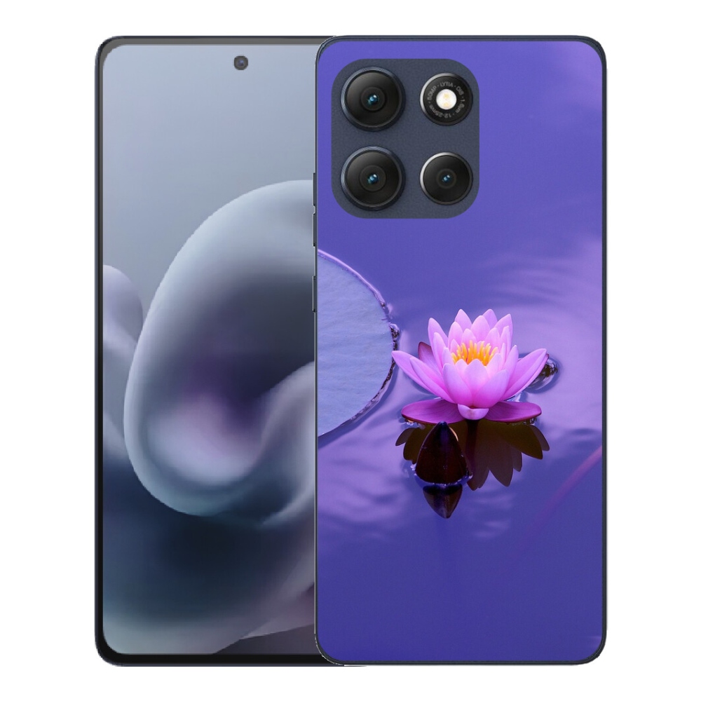 mmCase géltok a Motorola Moto G86 5G-hez – virág a víz felszínén