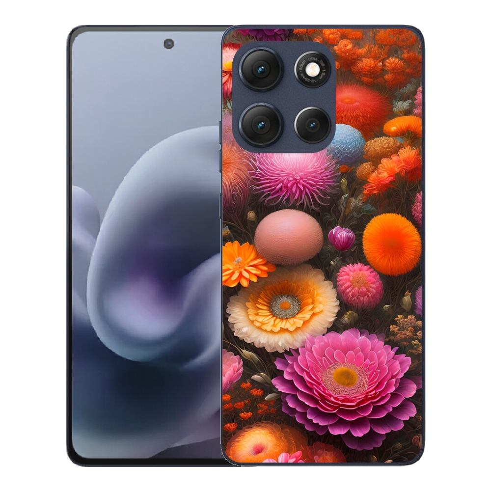 mmCase gél tok a Motorola Moto G86 5G-hez – virágkompozíció