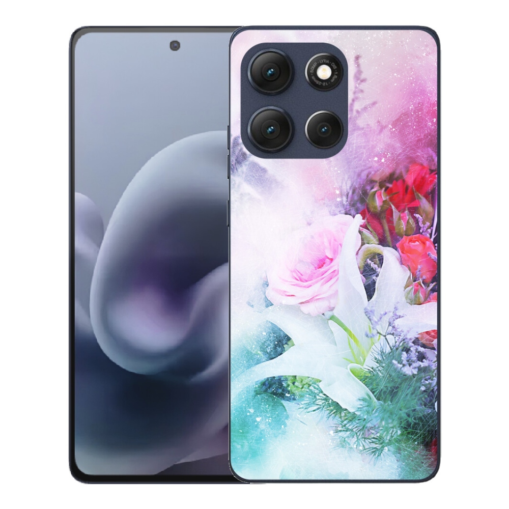 mmCase gél tok a Motorola Moto G86 5G-hez – virágok 4