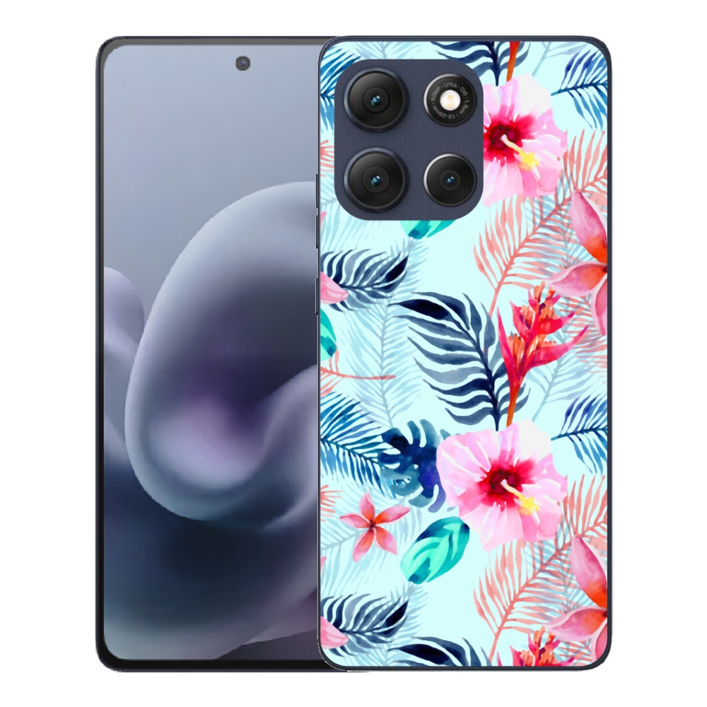 mmCase gél tok a Motorola Moto G86 5G-hez – virágok