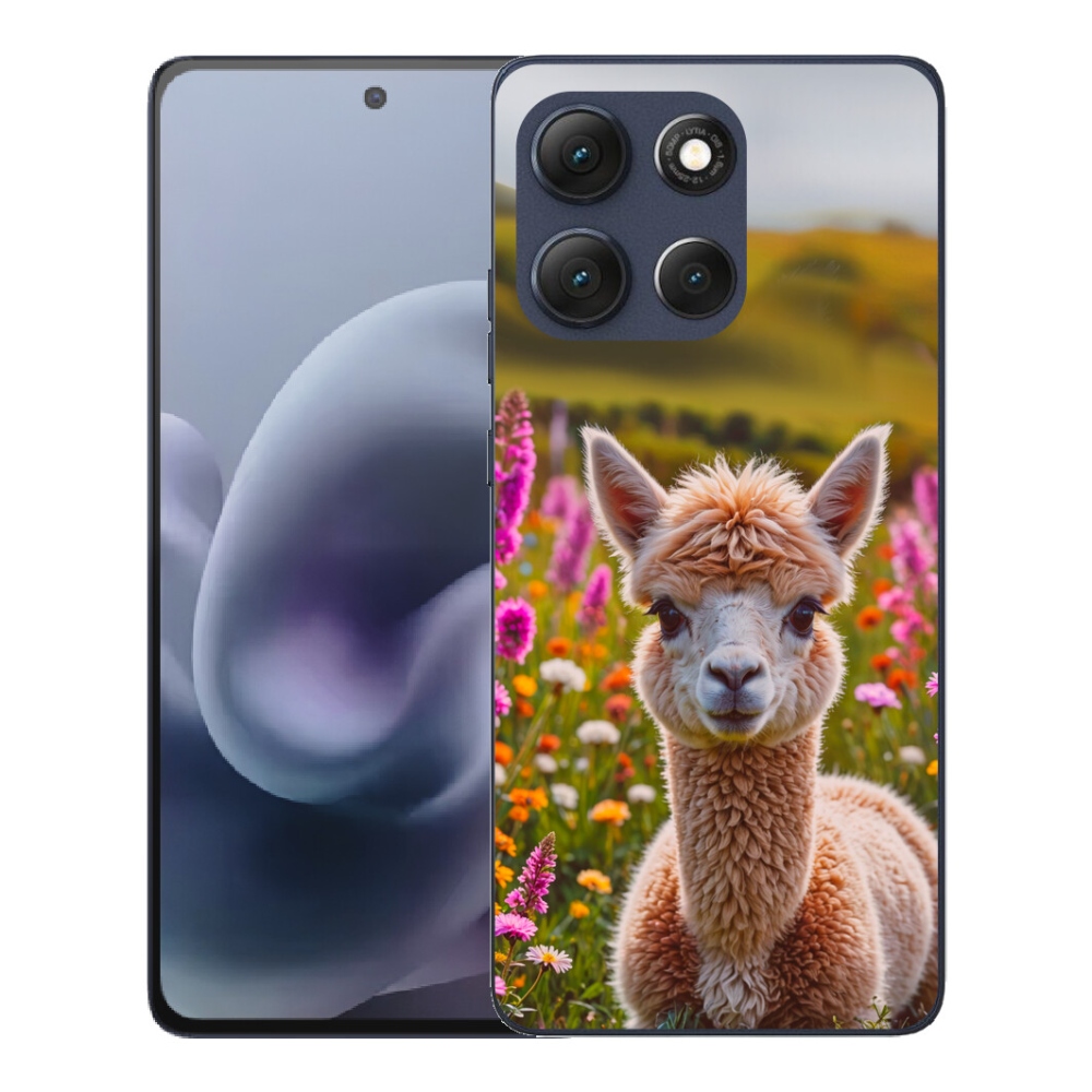 mmCase gél tok a Motorola Moto G86 5G-hez – láma a réten