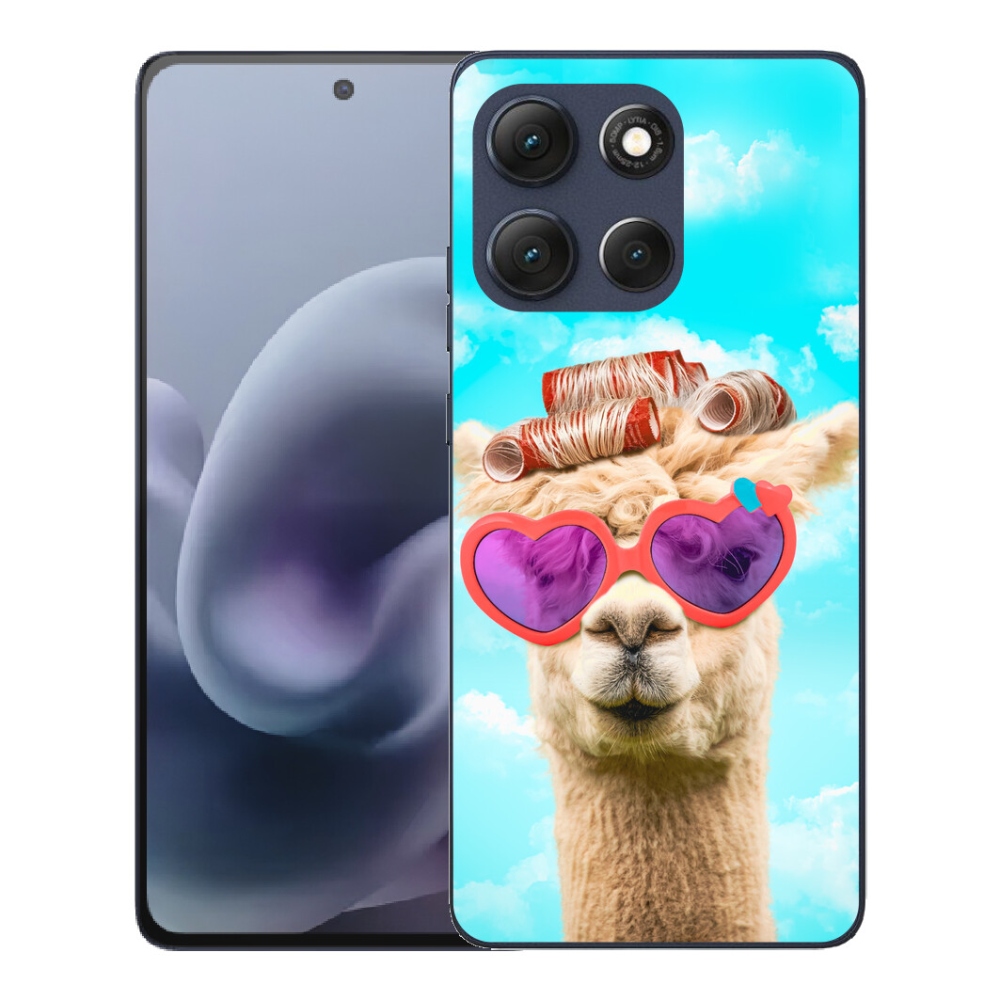 mmCase gél tok a Motorola Moto G86 5G-hez – szemüveges láma