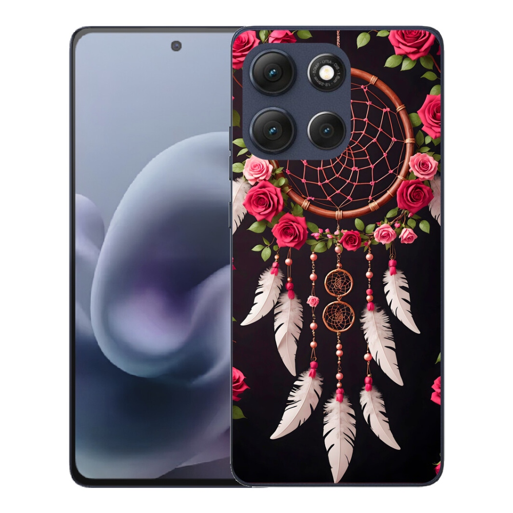 mmCase géltok a Motorola Moto G86 5G-hez – álomfogó rózsákkal